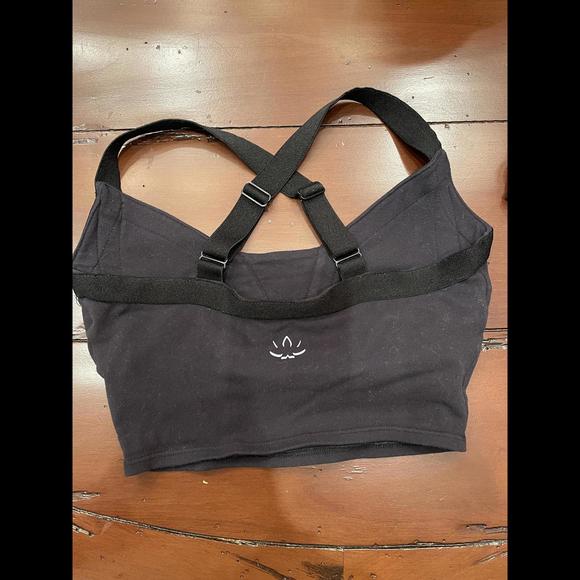 Black beyond yoga long line sports bra size xsmall - Picture 2 of 3